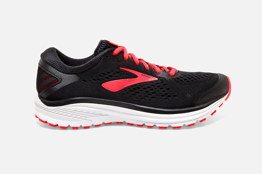 Zapatillas Running Brooks Aduro 6 Hombre Negras/Coral/Blancas España BTWS47058